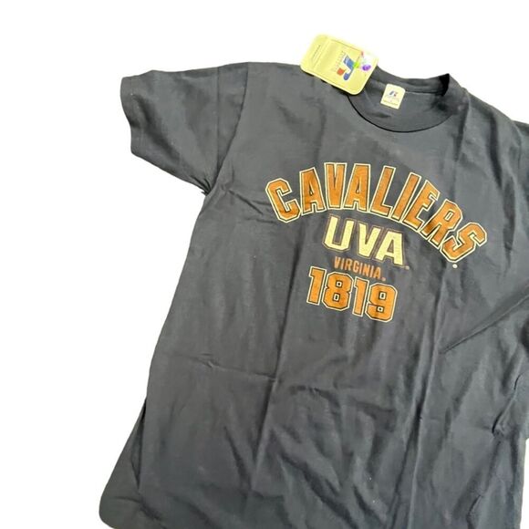 University of Virginia T-shirt medium 90s Y2K NWT! Russell Label UNISEX - Picture 4 of 6